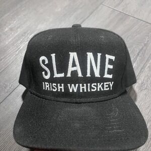 Slane Irish Whiskey Hat Black Snapback Trucker Adjustable‎ Adult Size Black NEW
